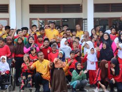 Kapolres Langkat Bangun Semangat Inklusif Lewat Olahraga Bersama Anak SLB Negeri Stabat