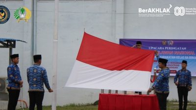 Lapas Binjai Kobarkan Semangat Juang Lewat Upacara Hari Pahlawan