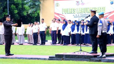 Polres Labuhanbatu Peringati Hari Pahlawan ke-80 dengan Upacara Penuh Khidmat