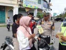 Polres Labuhanbatu Gelar Edukasi Lalu Lintas di Ops Zebra Toba 2025