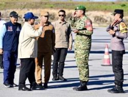Bupati Taput Dampingi Presiden Prabowo, Tegaskan Kolaborasi Penanganan Bencana