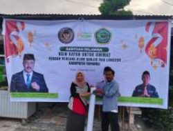 Paguyuban Bilal Mayit Sumut Salurkan Bantuan untuk Korban Longsor Tapanuli