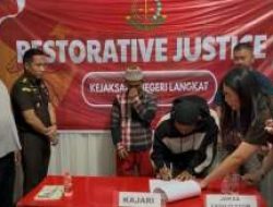 Kejati Sumut Hentikan Perkara Pengancaman Lewat Restorative Justice