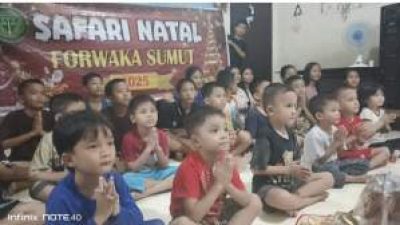 Safari Natal Forwaka Sumut Tebar Kepedulian Sosial