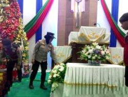 Jelang Natal 2025, Polres Labuhanbatu Sterilisasi Sejumlah Gereja di Rantauprapat