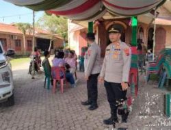 Polsek Bilah Hulu Jaga Kekhusyukan Natal 2025 di Aek Nabara