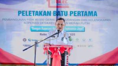 Rico Waas Letakkan Batu Pertama Koperasi Merah Putih, Dorong Kemandirian Ekonomi Warga