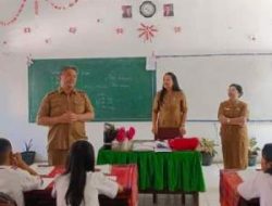 Wabup Taput Tinjau SMPN 1 Pagaran