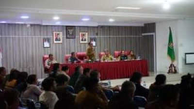Bupati Taput Pimpin Evaluasi Pascabencana, Tekankan Kecepatan Tindakan dan Validitas Data