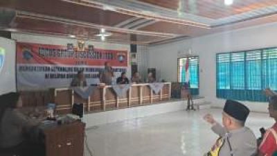 Aktivasi Pos Kamling Didorong Lewat FGD Polres Labuhanbatu di Bilah Hulu