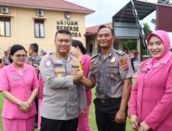 61 Personel Polres Labuhanbatu Naik Pangkat