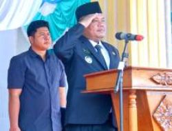 Wabup Jamri Pimpin Upacara HAB ke-80 Kemenag di Labuhanbatu