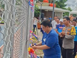 Tambah Daya Tarik WFC, Bupati Samosir Meresmikan Lapangan Basket Tepi Danau Toba