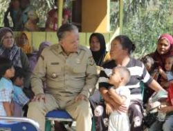 Wabup Pakpak Bharat Tinjau Posyandu Dua Desa di Kecamatan Kerajaan