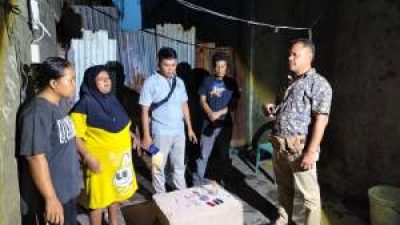 Tindak Lanjuti Laporan Warga, Satres Narkoba Polres Labuhanbatu Gelar GSN di Pajak Hongkong