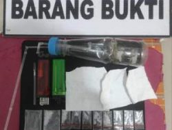 Polsek Na IX-X Bongkar Sarang Sabu di Kebun Sawit