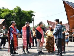Menteri Kebudayaan Kunjungi Samosir, Bupati Sambut di Cagar Budaya Huta Simarmata
