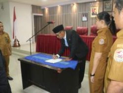 Efisiensi Birokrasi, Bupati Taput Lantik Pejabat Administrator dan Pengawas