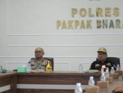 Setda Pakpak Bharat Ikuti Peresmian Gudang Ketahanan Pangan Nasional Secara Virtual