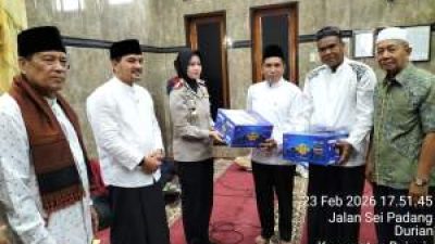 Kapolres dan Wali Kota Tebing Tinggi Gelar Safari Ramadhan Bersama Warga