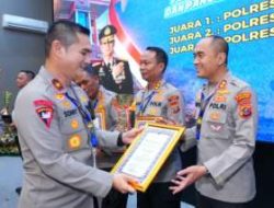 Respons Cepat Layanan 110, Kapolres Labuhanbatu Raih Penghargaan Polda Sumut