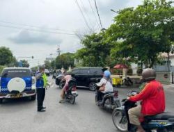 Sat Lantas Polres Tebing Tinggi Gencarkan Edukasi Tertib Lalu Lintas Selama Ramadan