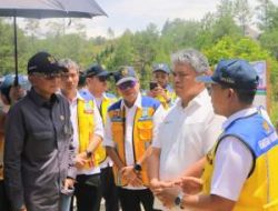Menteri PU Tinjau SPAM IKK Tarutung, Pemkab Tapanuli Utara Ajukan Dukungan Infrastruktur