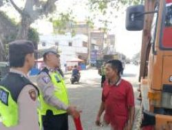 Polisi Batasi Operasional Truk Sumbu Tiga di Aek Kanopan Selama Operasi Ketupat 2026