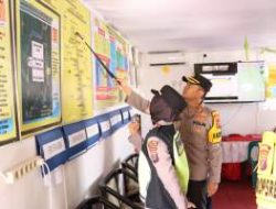 Kapolres Labuhanbatu Tinjau Pos Pengamanan Jelang Puncak Mudik