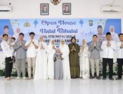 Idul Fitri di Mapolres Labuhanbatu, Polisi dan Warga Pererat Kebersamaan