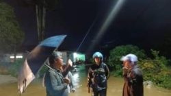 Wabup Taput Tinjau Banjir Aek Haidupan di Tarutung