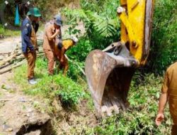 Pemkab Dairi Tangani Cepat Jalan Amblas di Parbuluan III