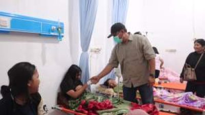 Bupati Vickner Sinaga Jenguk Siswa Korban MBG di RS, Pastikan Penanganan Optimal