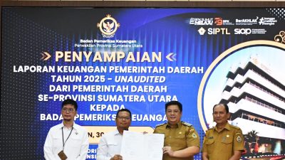 Tepat Waktu, Bupati Samosir Sampaikan LKPD 2025 ke BPK Sumut