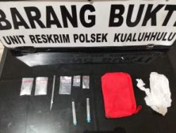 Polisi Gerebek Lokasi Transaksi Sabu di Kualuh Hulu