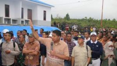 Bupati Taput Sambut Kunjungan Menteri PKP dan Mendagri, Tinjau Progres Huntap Korban Bencana di Adiankoting