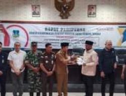 Wali Kota Tebing Tinggi Sampaikan LKPJ 2025