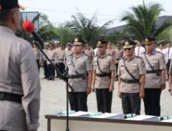 Kapolres Sergai Pimpin Sertijab, Sejumlah Jabatan Strategis Berganti