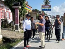 Bupati Taput Tinjau Infrastruktur Tarutung