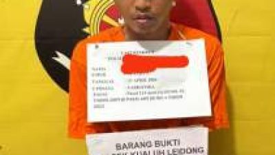 Pengedar Sabu Diciduk di Labura, 10 Gram Barang Bukti Diamankan