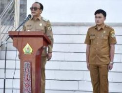 Wabup Samosir Tekankan Evaluasi Kinerja dan Digitalisasi PAD di Apel Perdana 2026