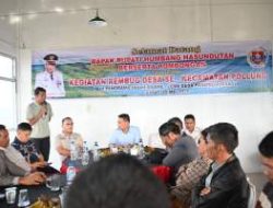 Bupati Humbahas Gelar Rembug Pembangunan Bersama Kepala Desa se-Kecamatan Pollung