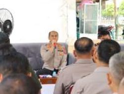 Kapolres Labuhanbatu Kunjungi Polsek Pesisir, Tekankan Pelayanan Humanis
