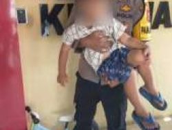 Polres Labuhanbatu Sigap Bantu Bocah Tersesat Kembali ke Orangtua