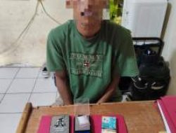 Polsek Pangkalan Kuras Ringkus Pengedar Sabu di Desa Kesuma, Polisi Buru Pemasok