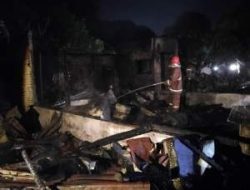 Rumah Sewa di Tebing Tinggi Terbakar