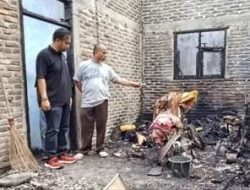 Tommy Bantu Korban Kebakaran di Labuhanbatu