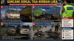 Empat Kecelakaan dalam Sehari Guncang Sergai, Tiga Korban Luka Dirawat di Rumah Sakit