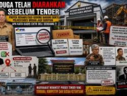 Diduga Telah Diarahkan Sebelum Tender, Proyek Rehabilitasi Gedung Barang Bukti Polrestabes Medan Jadi Sorotan, Apa Kata Kadis CKTR Deli Serdang ?