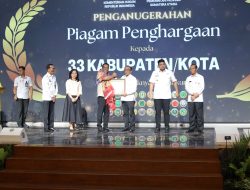 Peresmian Posbankum Desa/Kelurahan se-Sumut, Wabup Menerima Piagam Penghargaan dari Menteri Hukum RI